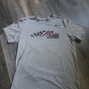 Joe Gibbs Racing Gray Nike T-Shirt-Free Shipping!